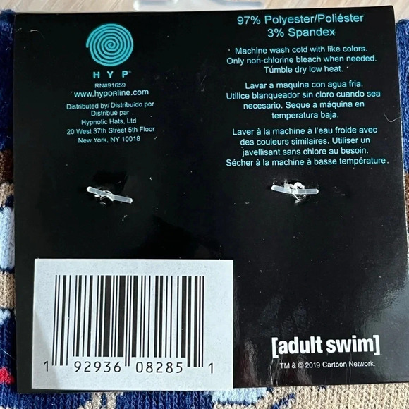 Cartoon Network‎ Rick And Morty Socks Adult Swim NWT Two Pairs Fit Sizes 6 To 12 - Picture 4 of 7